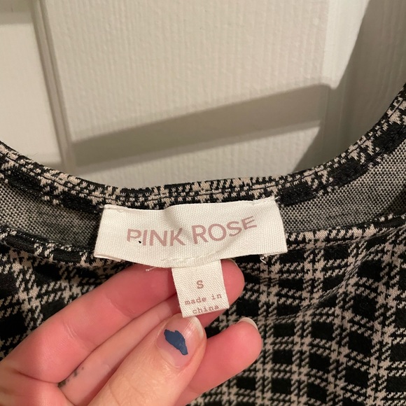 Plaid scoop neck top - Picture 4 of 4